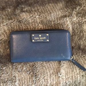 Kate Spade Blue Wallet